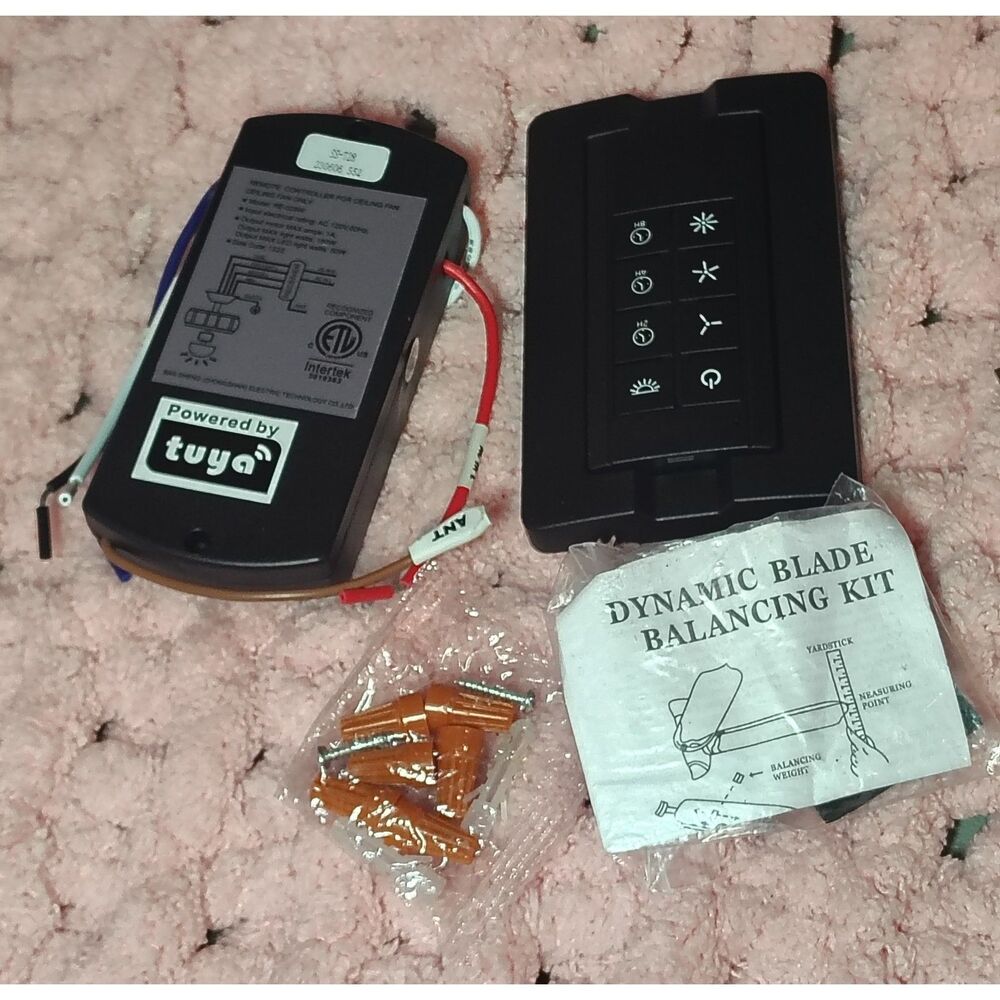 Tuya Wireless Ceiling Fan Remote Control Kit WIFI Lights Intertek 5019363 Home
